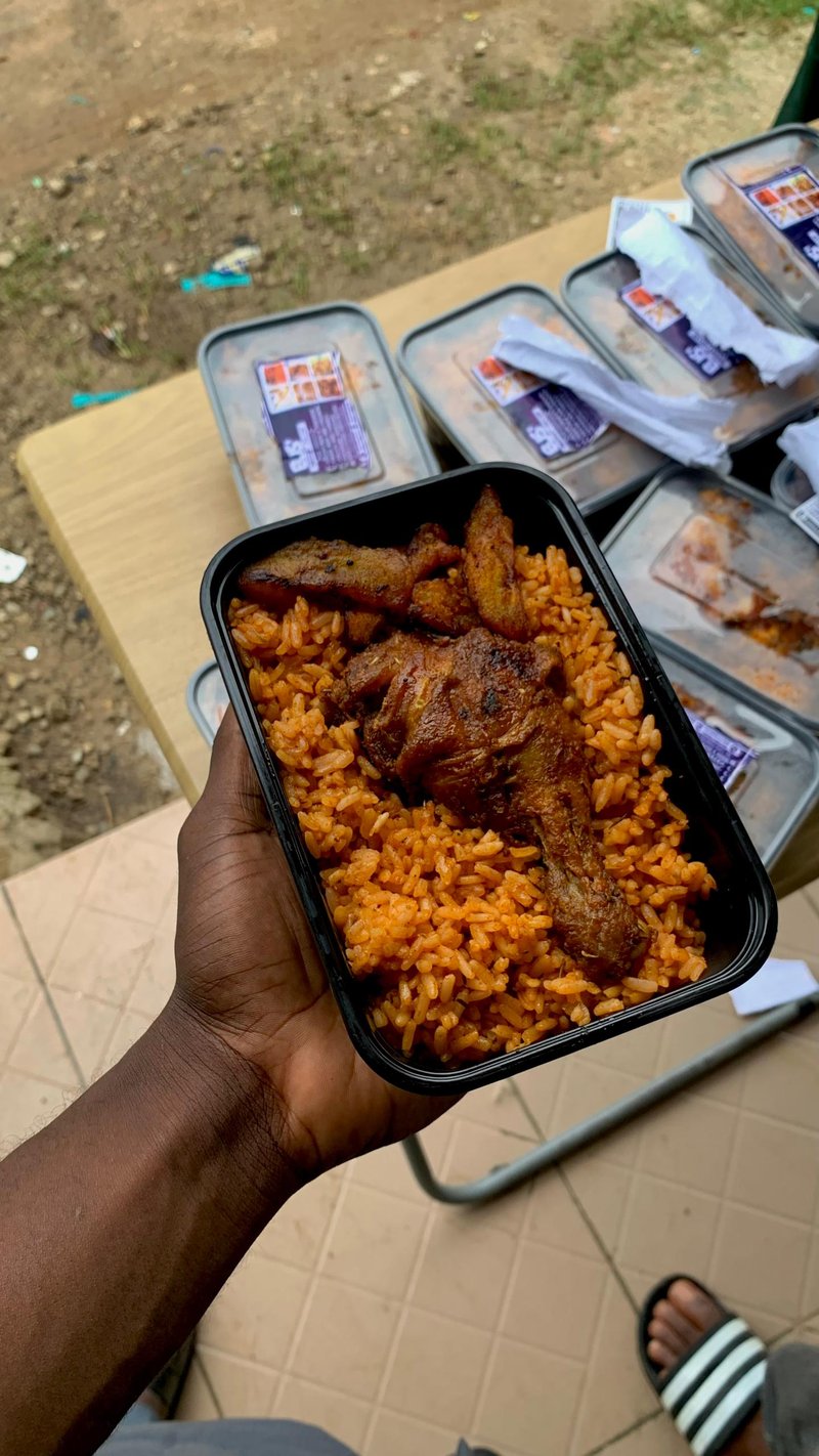 Jumbo Jollof Rice and Chicken