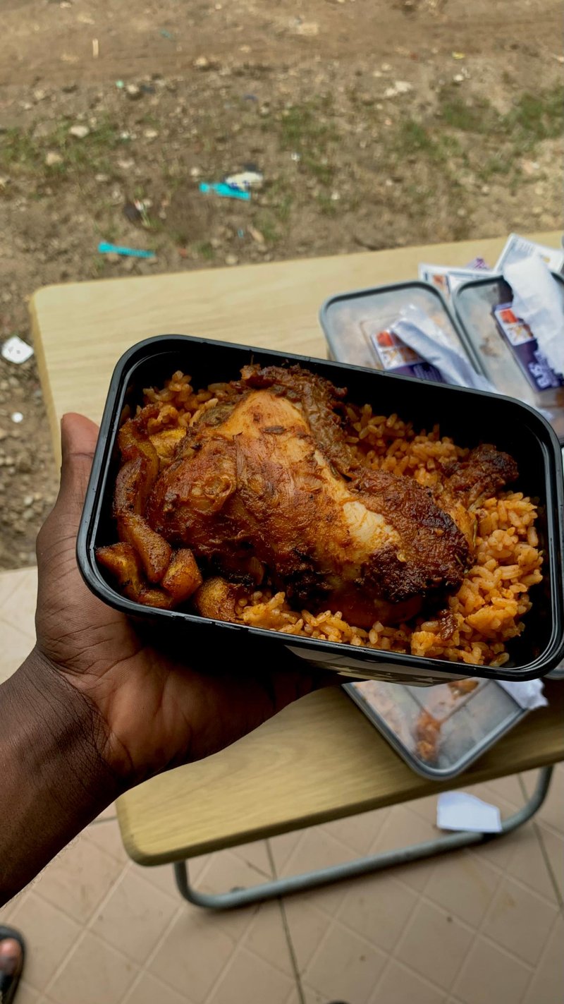 Mega Jollof Rice and Chicken