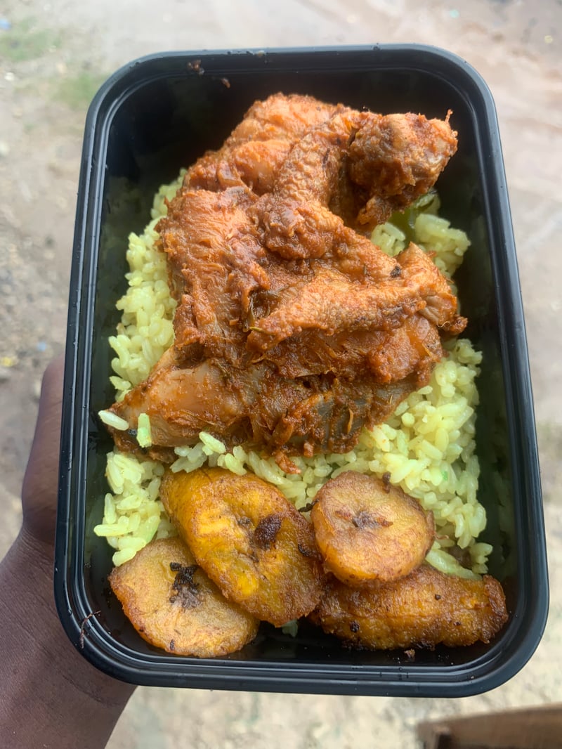 Mega Fried Rice and Chicken