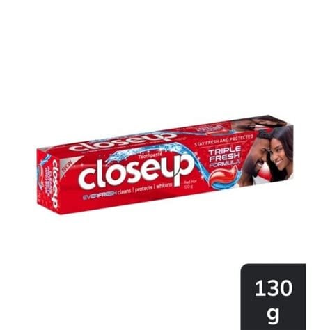 Close Up Anti-Bacterial Zinc Toothpaste – 130g tube