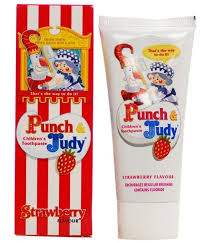 Punch and Judy kids toothpaste - Strawberry (50 ml)