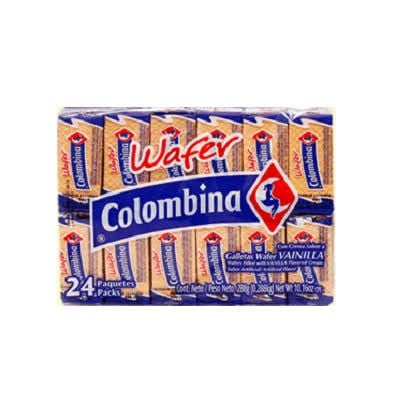 Colombina vanilla wafers x 24 