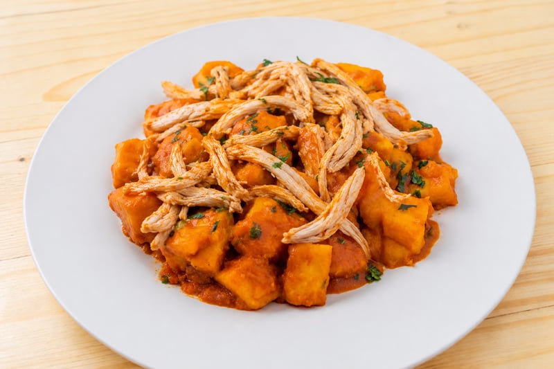 Potato Porridge & Shredded Chicken 