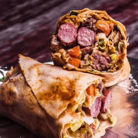 Double Sausage Shawarma 