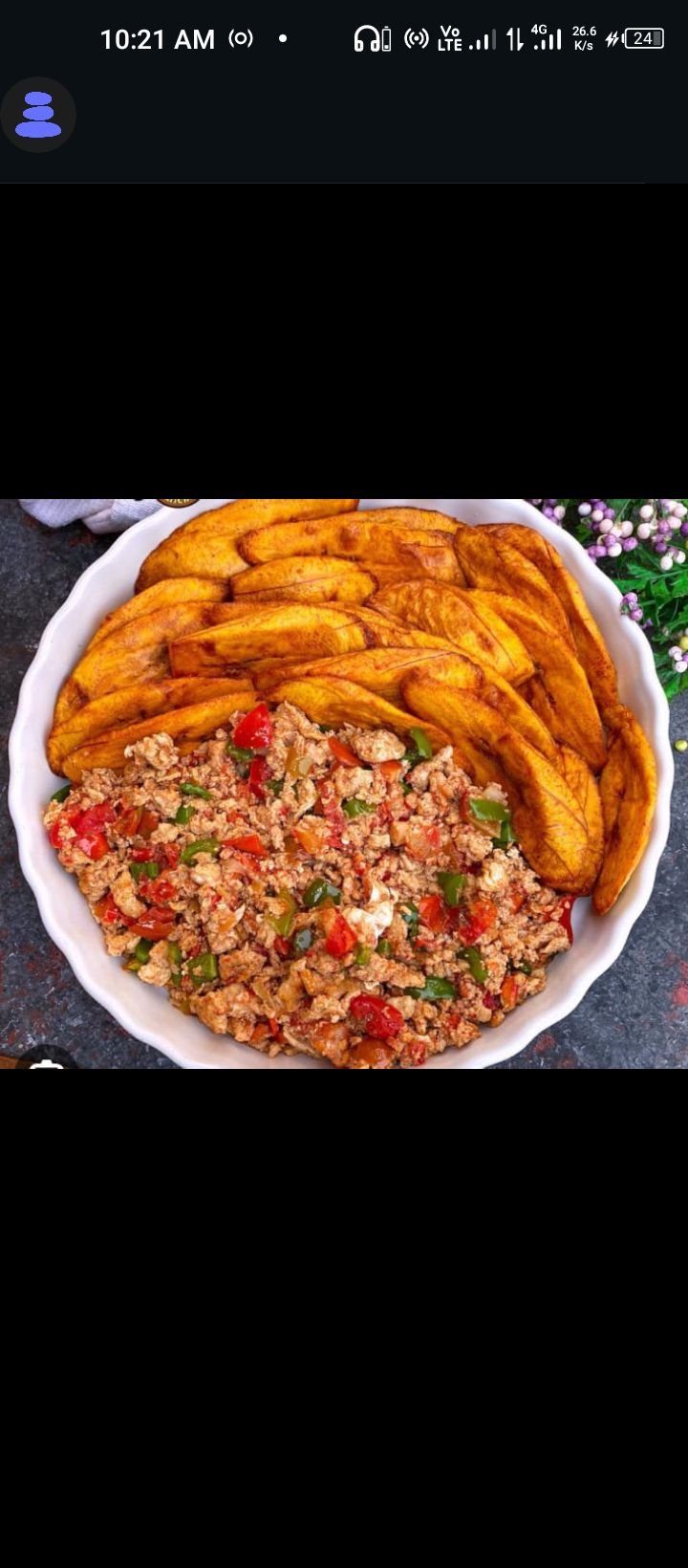 Plantain and egg