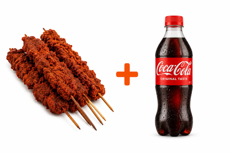 Suya and chill coke