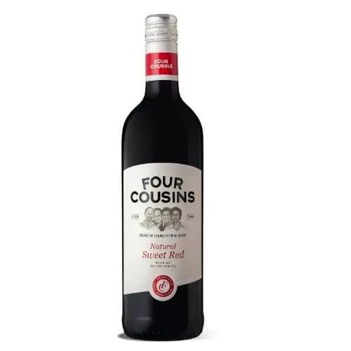 Sweet Red wine four-cousins 75cl