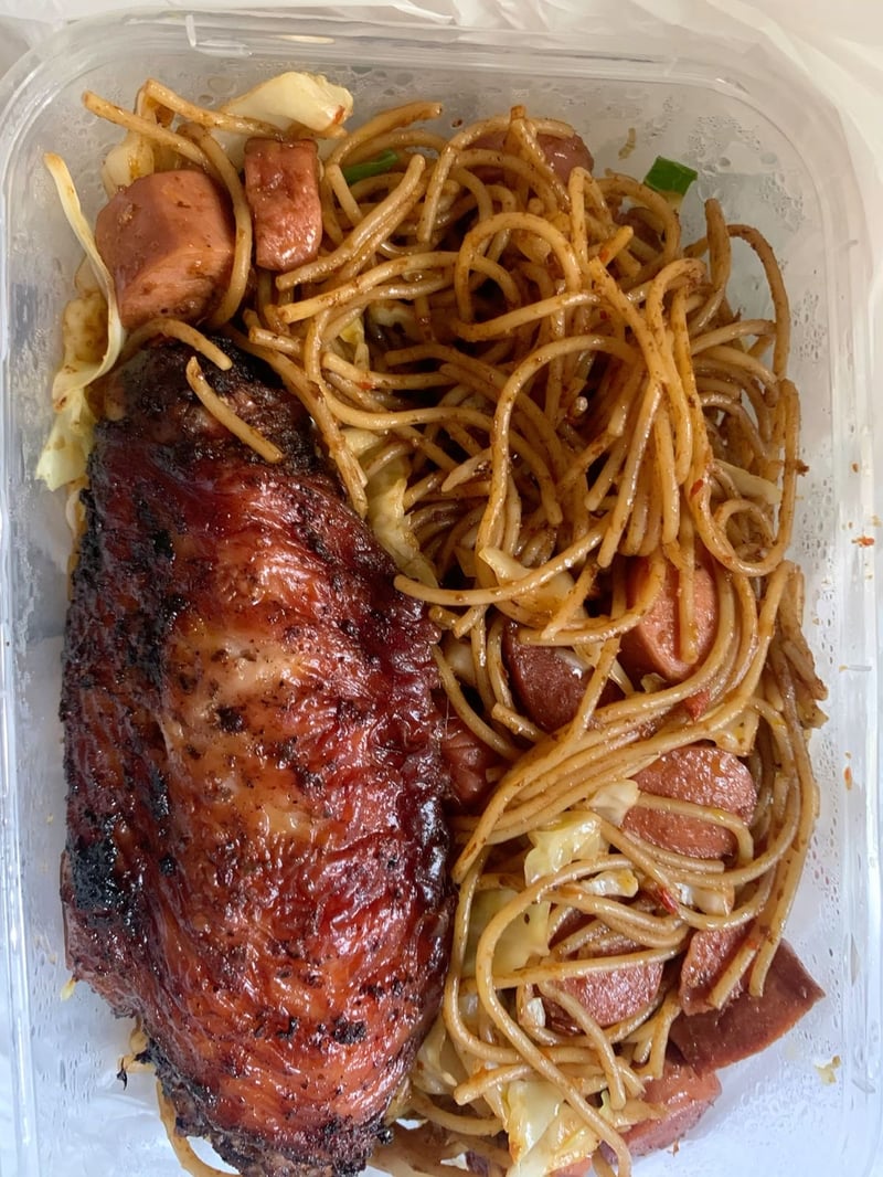 Spaghetti and turkey 